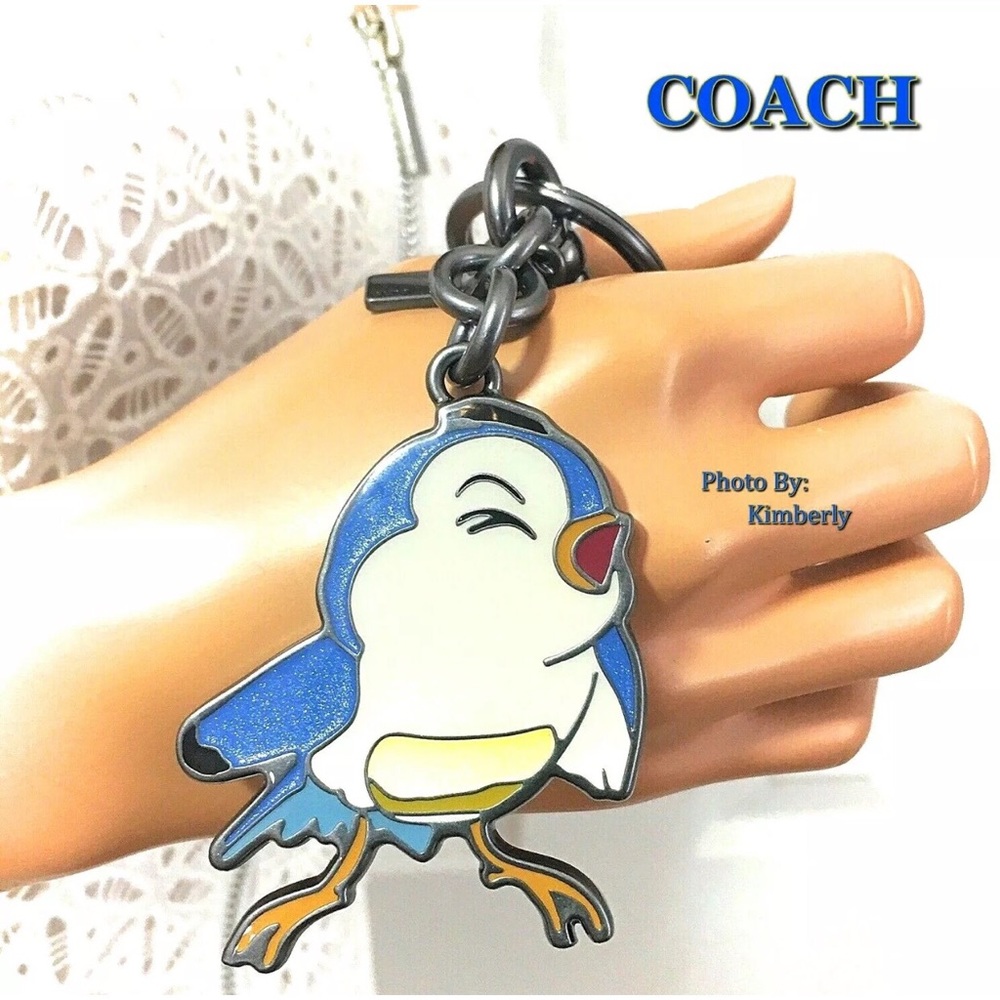 Coach Disney Bluebird Keychain Bag Charm NWT - Picture 5 of 8